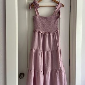 NWT pink blush maternity dress
